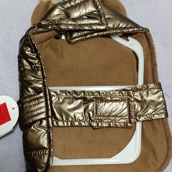 Top Paw bronze coat with fur collar coat for dogs new with tag - Picture 5 of 7